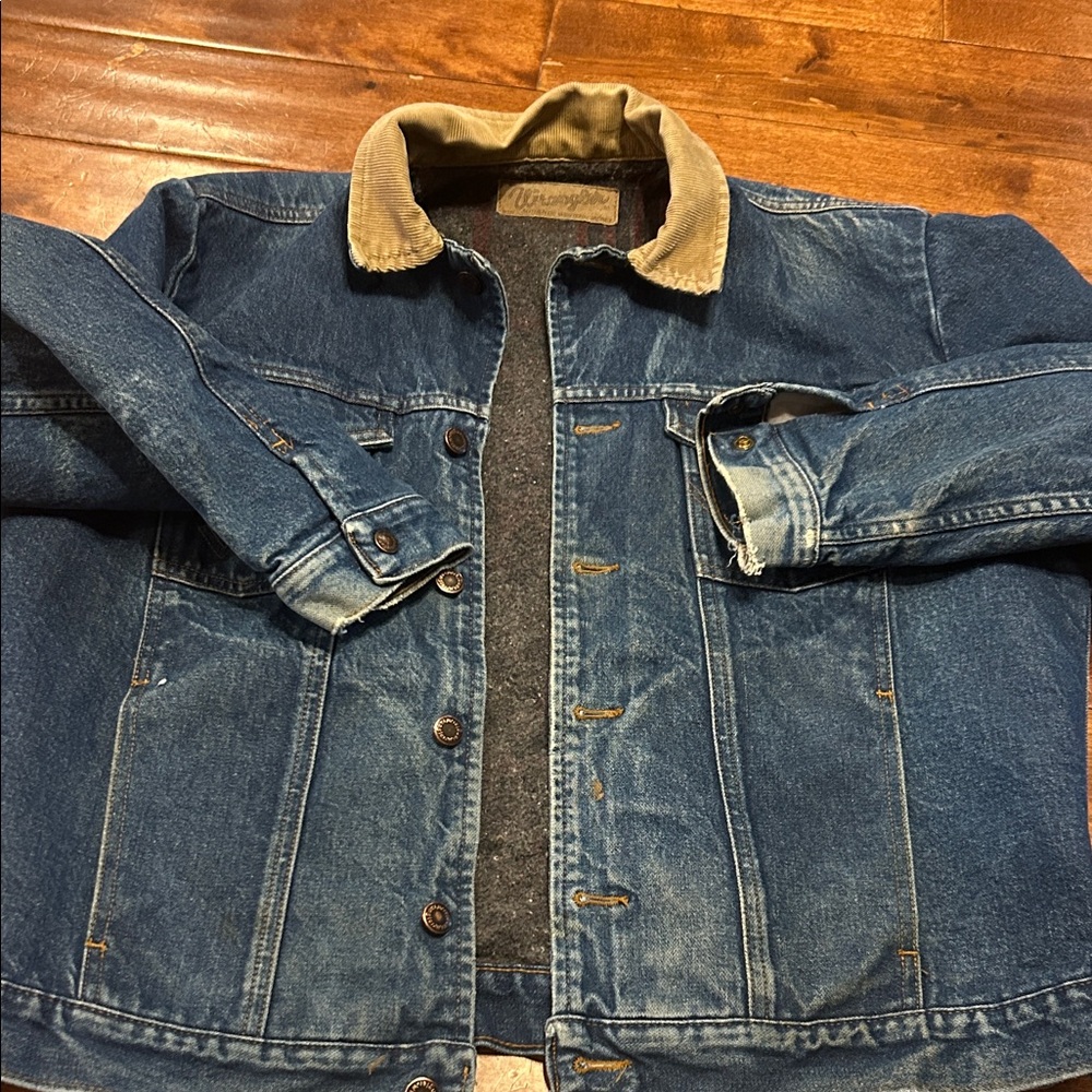 Wrangler  vintage Men's Blue Denim Jacket